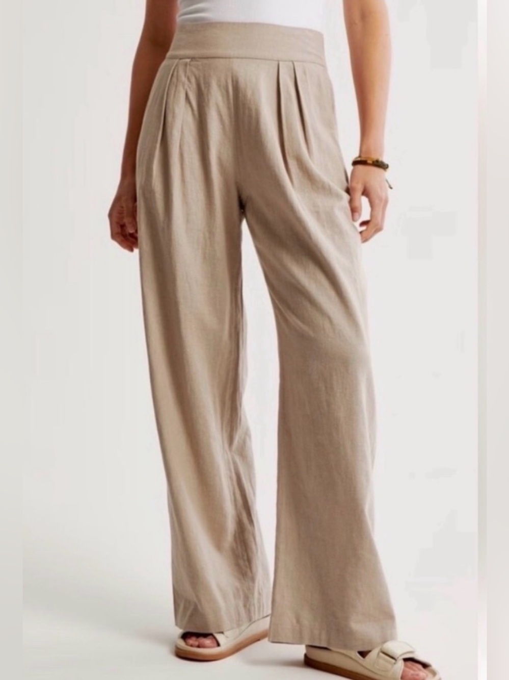 Abercrombie & Fitch Pull On Linen Pants Size XS